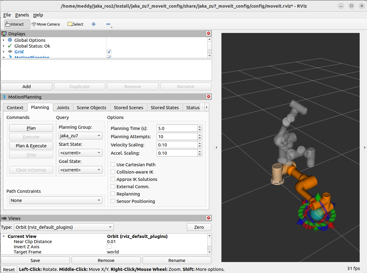 Figure 4-24: JAKA App Real Robot Trajectory Execution